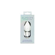 Clarity Utopian Bud Glass Butt Plug 3.5 Inch