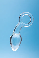 Clarity Utopian Delight Glass Butt Plug 3.5 Inch