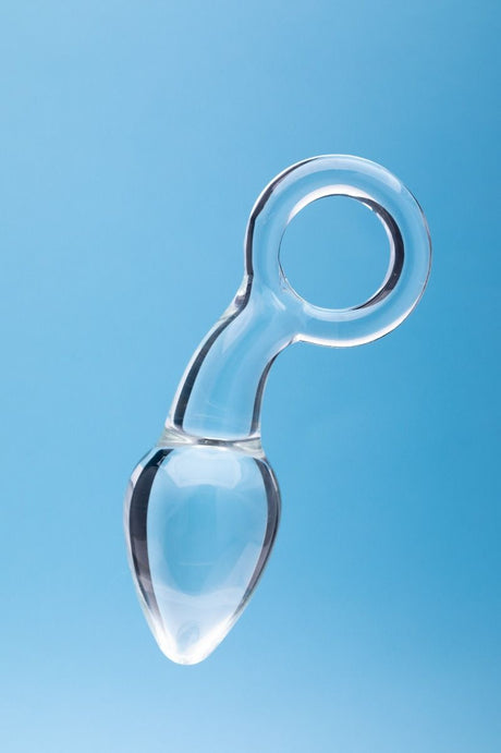 Clarity Utopian Delight Glass Butt Plug 3.5 Inch
