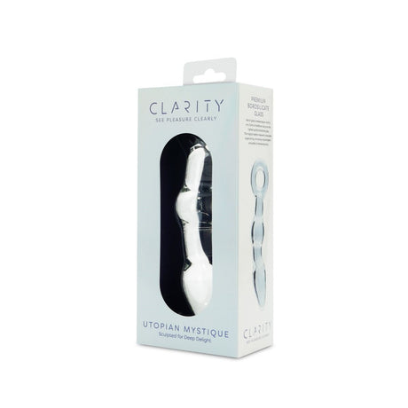 Clarity Utopian Mystique Glass Dildo 5.2 Inch