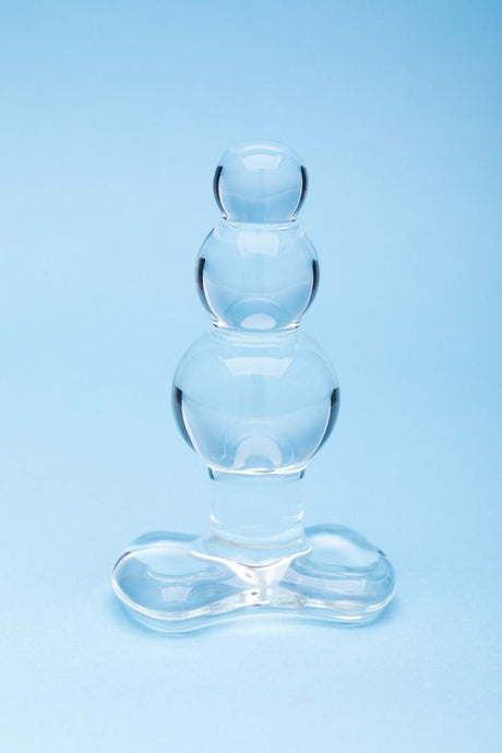 Clarity Utopian Reverie Glass Butt Plug 3.6 Inch