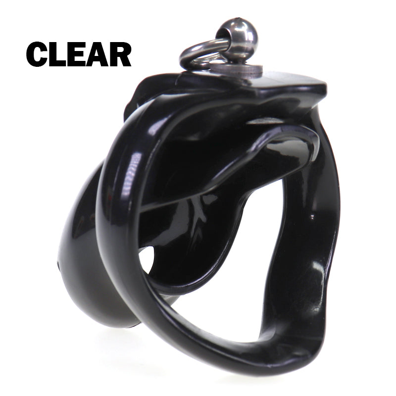 LOCK4D Advanced Comfort V6 Chastity Cage Medium Clear