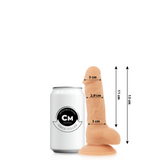 Cock Miller Realistic Silicone Atriculable Dildo 5 Inch Light