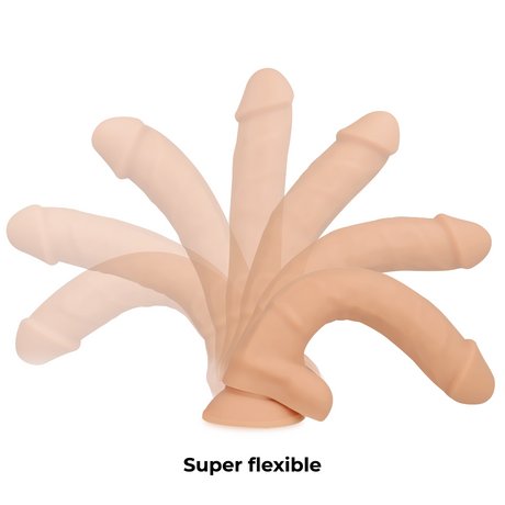 Cock Miller Realistic Silicone Atriculable Dildo 5 Inch Light