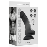 Cock Miller Realistic Silicone Atriculable Dildo 5 Inch Black