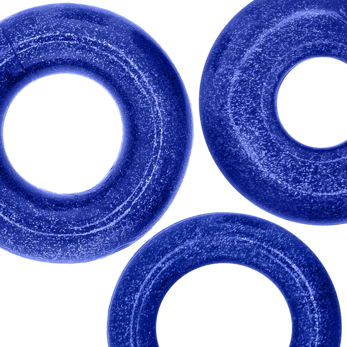 Oxballs Cockpack Cock Rings 3 Pack Blue Fire