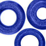 Oxballs Cockpack Cock Rings 3 Pack Blue Fire