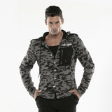 Code 22 Cargo Over Shirt Camo Grey - FETCH