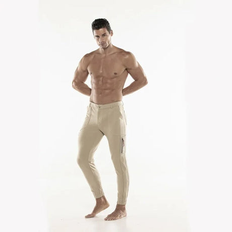 Code 22 Cargo Stretch Pant Beige - FETCH