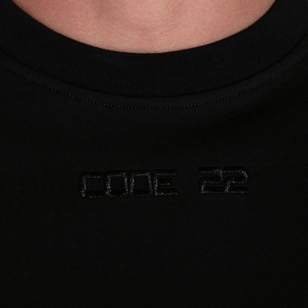 Code 22 Essential Sweatshirt Black - FETCH