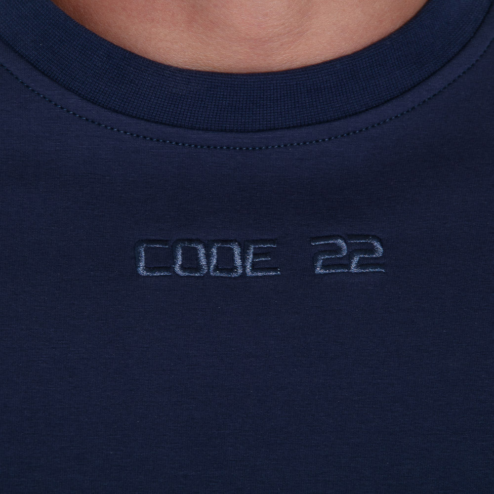 Code 22 Essential Sweatshirt Blue - FETCH