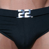 Code 22 Glam 22 Swim Brief Black