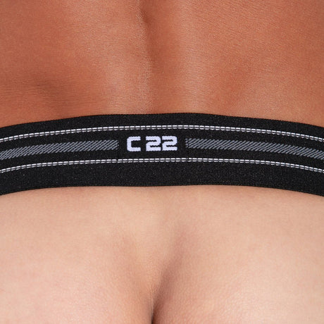 Code 22 Openwork Jockstrap Black - FETCH