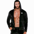 Code 22 Plush Velvet Hoody Black