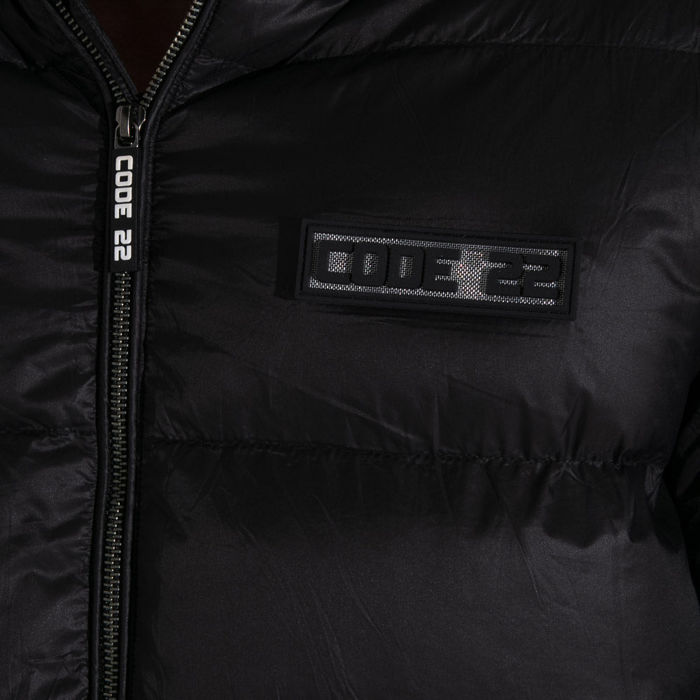 Code 22 Puffer Jacket Black - FETCH