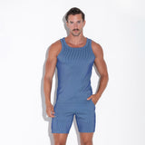 Code 22 Reflex Tank Top Blue - FETCH