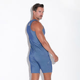 Code 22 Reflex Tank Top Blue - FETCH