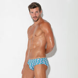 Code 22 Vintage Swim Brief Sky Blue