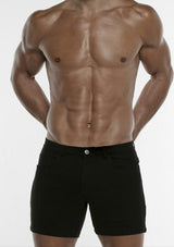 Code 22 Stretch 5 Pocket Short Black