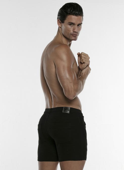 Code 22 Stretch 5 Pocket Short Black