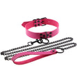 BASIXXX Show Collar and Leash Rose