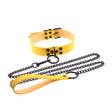 BASIXXX Show Collar and Leash Yellow