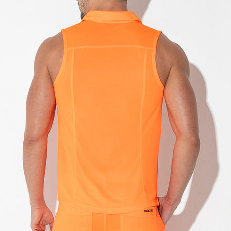 Code 22 Vivid Sleeveless Shirt Coral