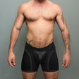 Dale Mas Biker + Skin Bike Zipper Shorts Black