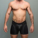 Dale Mas Biker + Skin Bike Zipper Shorts Black