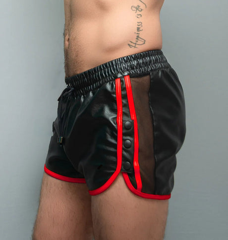 Dale Mas Biker + Extreme Short Black Red - FETCH