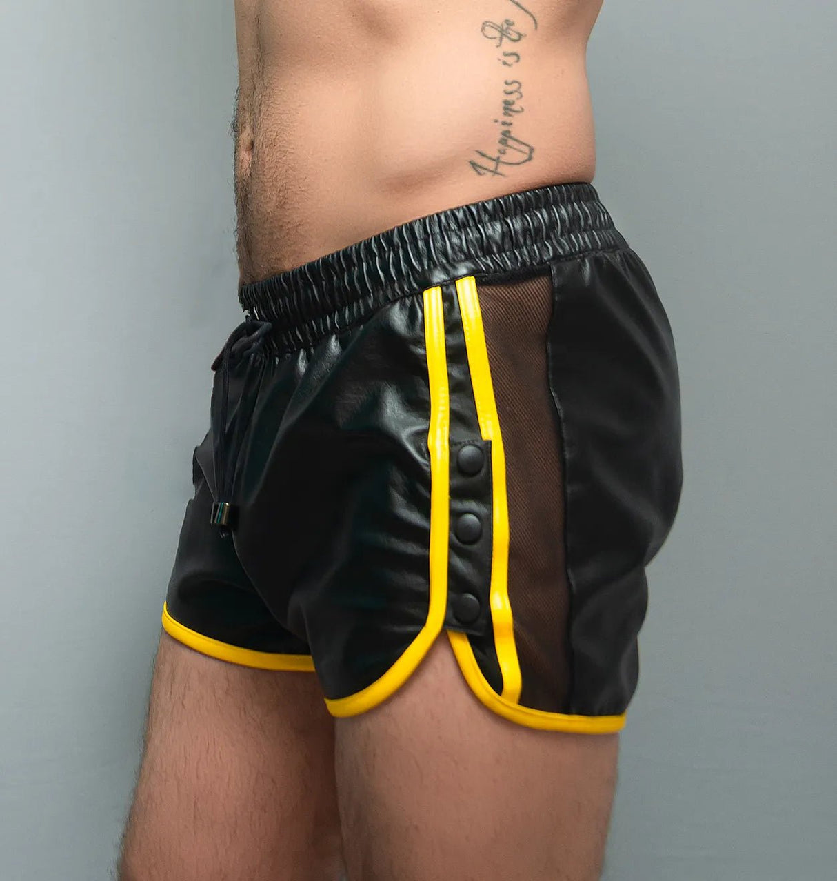 Dale Mas Biker + Extreme Short Black Yellow - FETCH