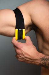 Dale Mas Biker + Luxury Bicep Band Black Yellow