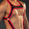 Dale Mas Smooth Skin Neoprene Industry Harness Black Red