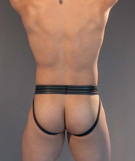 Dale Mas Smooth Skin Neoprene Industry Jockstrap Black - FETCH