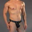 Dale Mas Smooth Skin Neoprene Industry Jockstrap Black