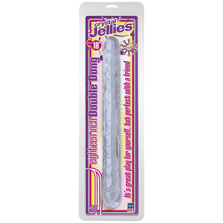 Doc Johnson Crystal Jellies 18 inch Double Dong