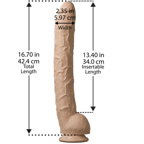 Doc Johnson Dick Rambone 17 Inch Cock Light