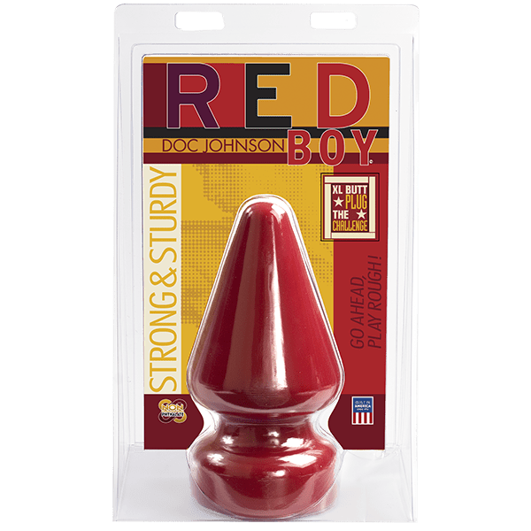 Doc Johnson Red Boy Butt Plug XL The Challenge