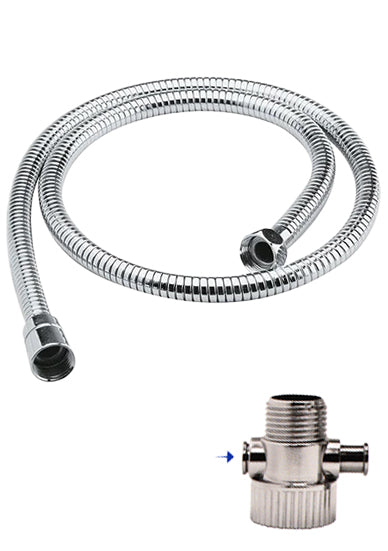 ruff GEAR Stainless Steel Flow Control Shower Hose