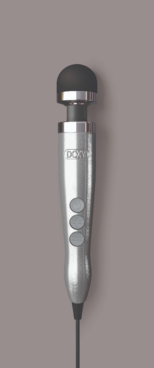 Doxy Die Cast 3 Massager Brushed Metal