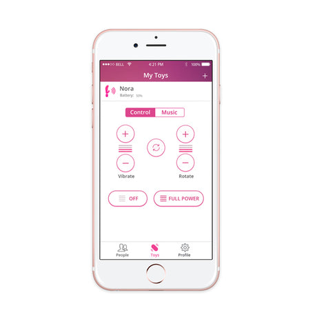 Lovense Nora App Controlled Rabbit Vibrator