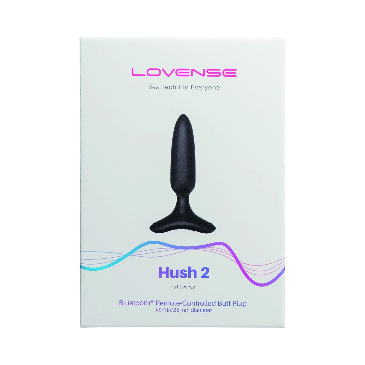 Lovense Bluetooth Hush 2 Butt Plug XS 25mm