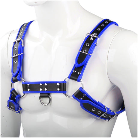 KINKD Adjustable H Harness Black Blue