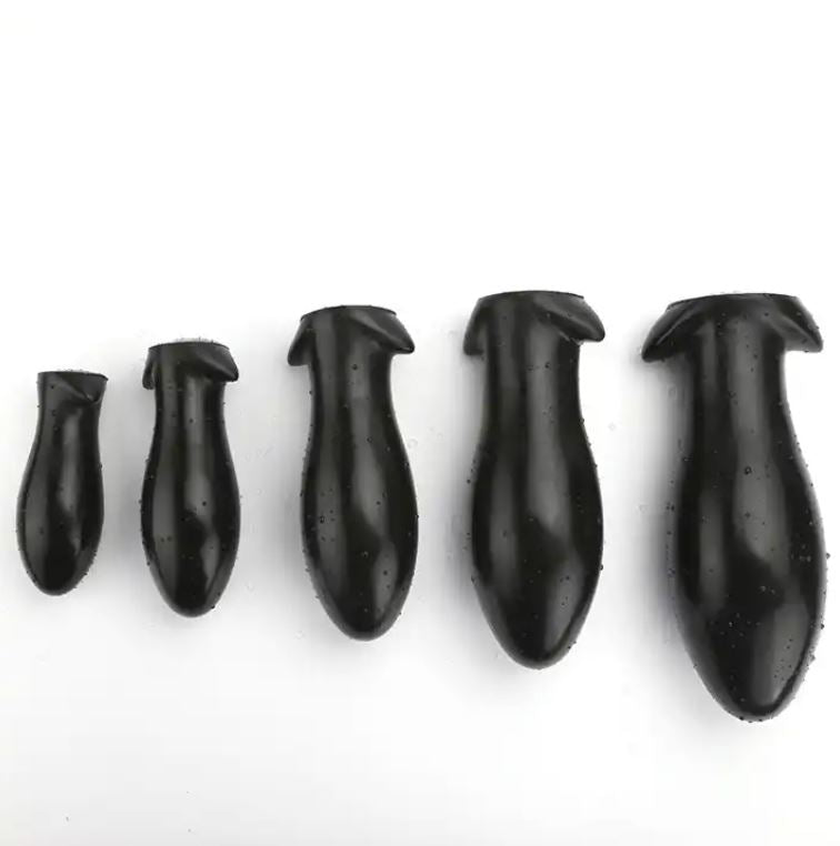 ruff GEAR Liquid Silicone Torpedo Plug Medium Black