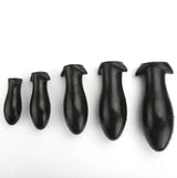 ruff GEAR Liquid Silicone Torpedo Plug Small Black