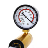 Endurance Pro Vacuum Pump Handle Black with PSI Gauge - FETCH