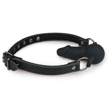 EasyToys Ball Gag with Silicone Dong Black