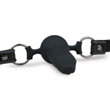 EasyToys Ball Gag with Silicone Dong Black