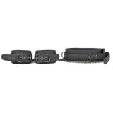 EasyToys Leather Collar with Handcuffs