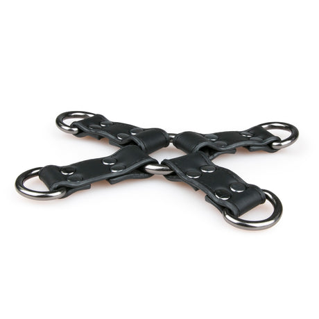 EasyToys Black Leather Hogtie